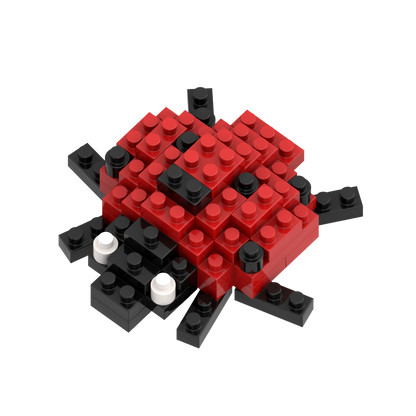 Brixies ladybug postcard