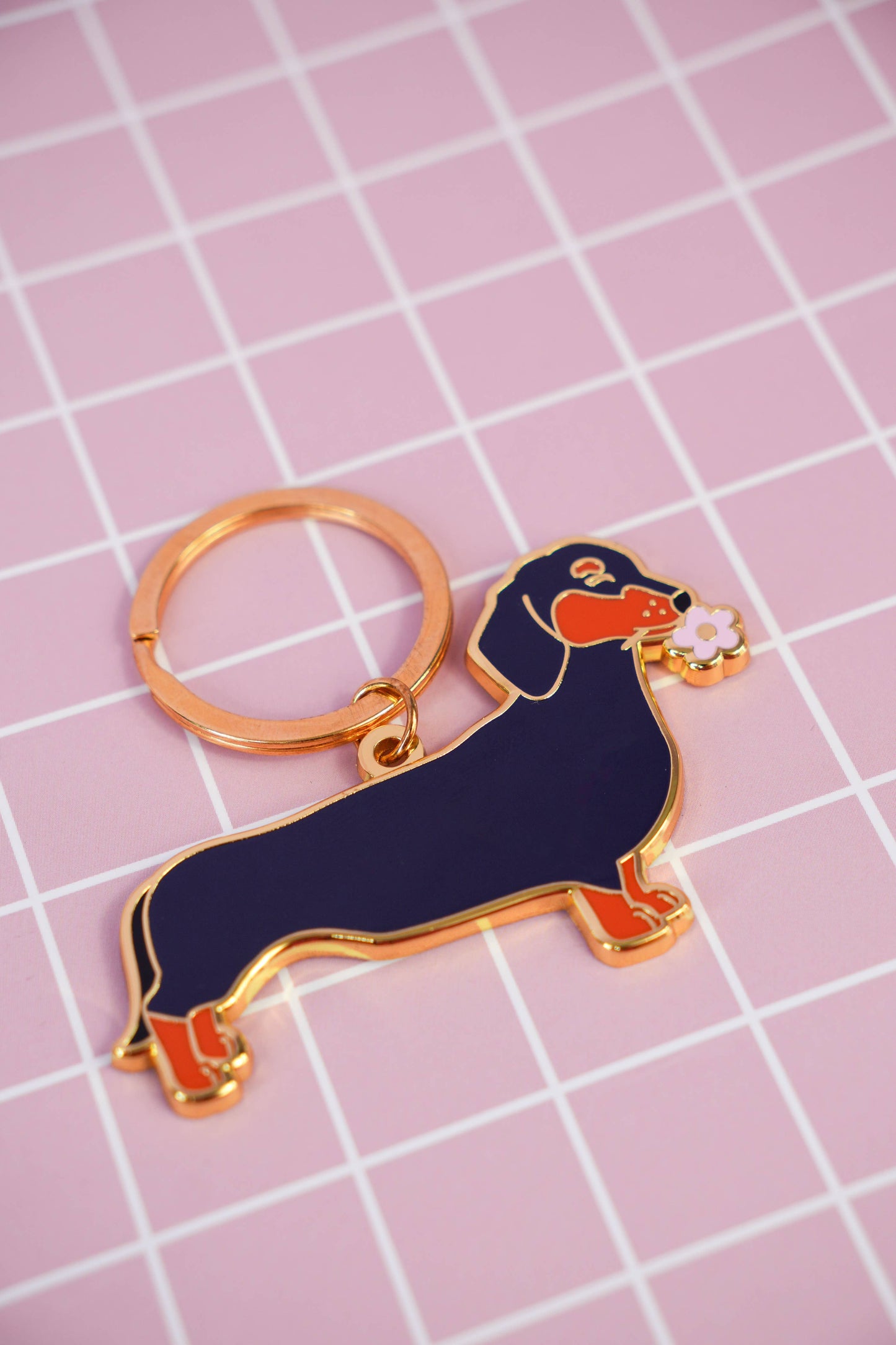 Dachshund Keychain
