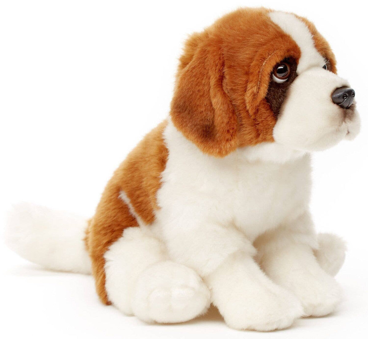 Peluche saint bernard assis