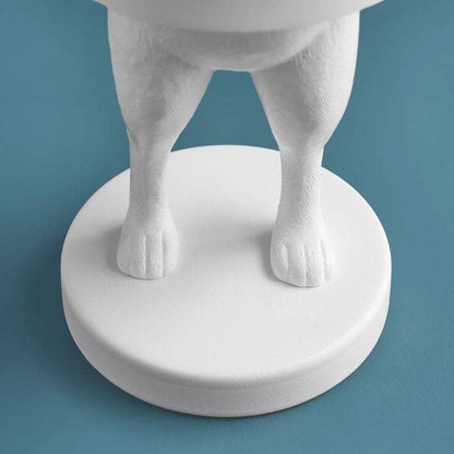 Lampe de table LED Hiding Rabbit, Blanc