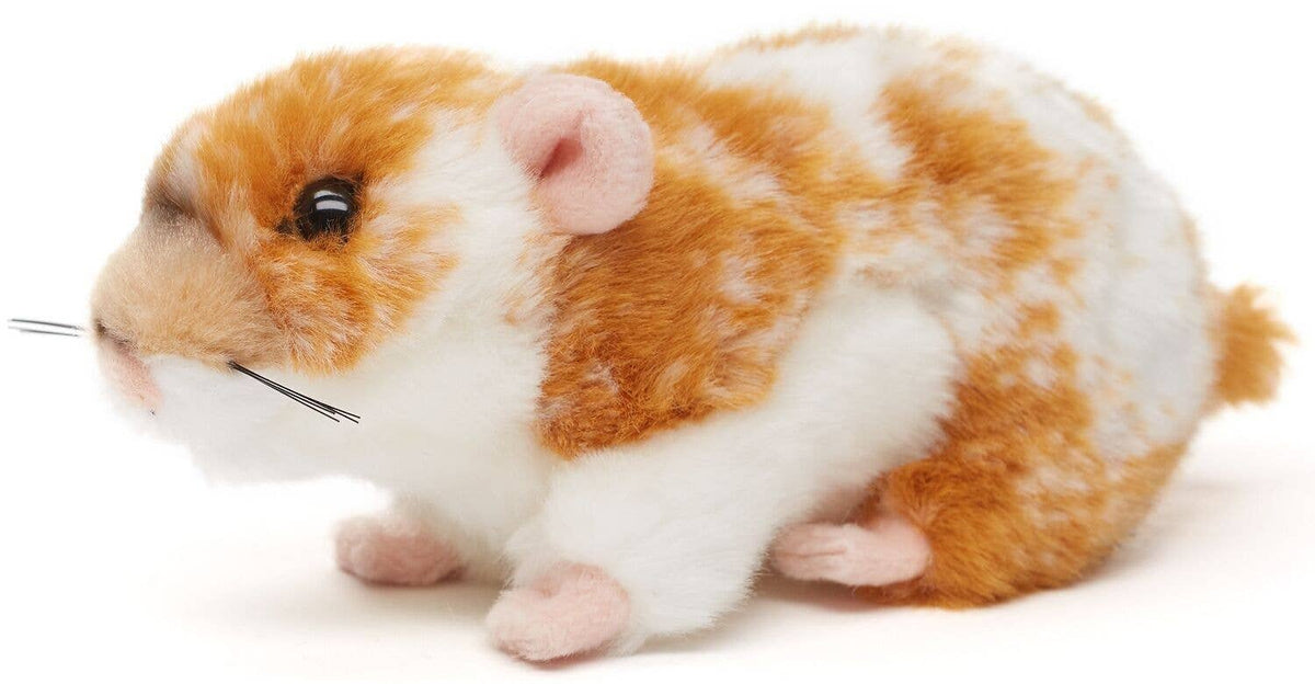 Peluche hamster doré brun doré