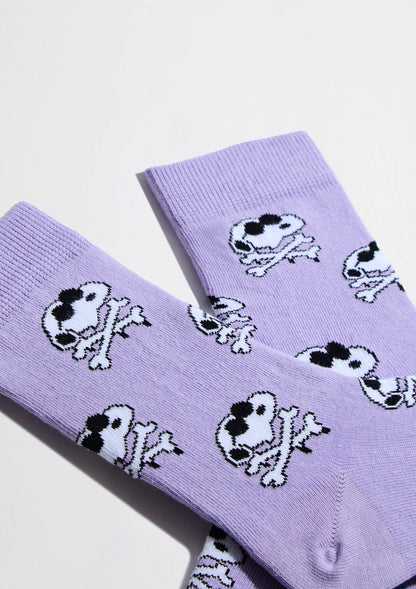 BeSnoopy Skull Socks