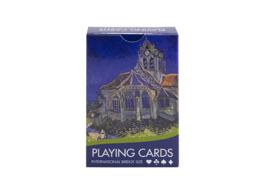 Playing cards, Van Gogh, Church at Auvers
