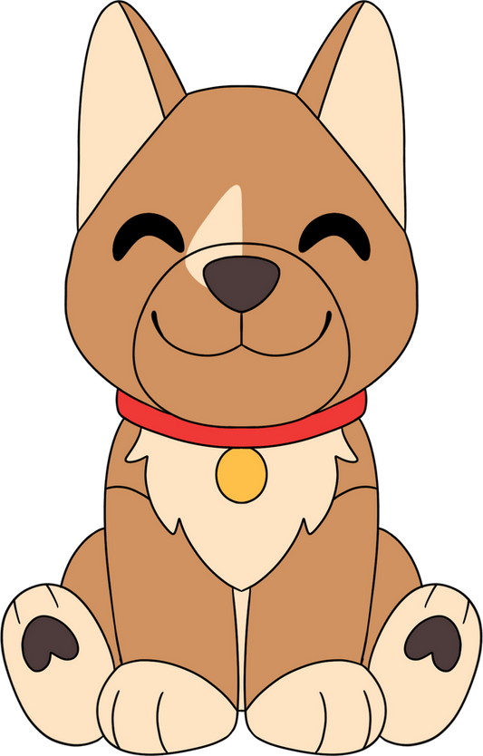 A 9-inch Sitting Plush