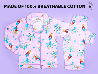 FROZEN Pyjamas with Buttons