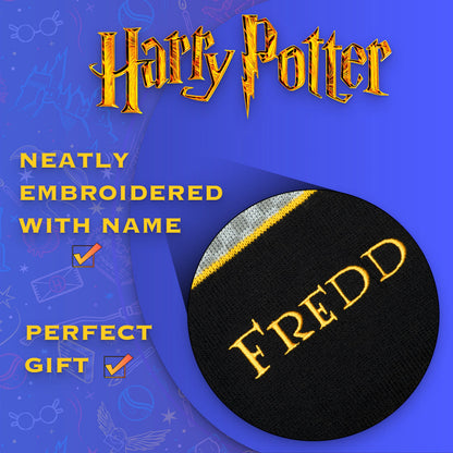 Harry Potter Personalized Scarf - Black
