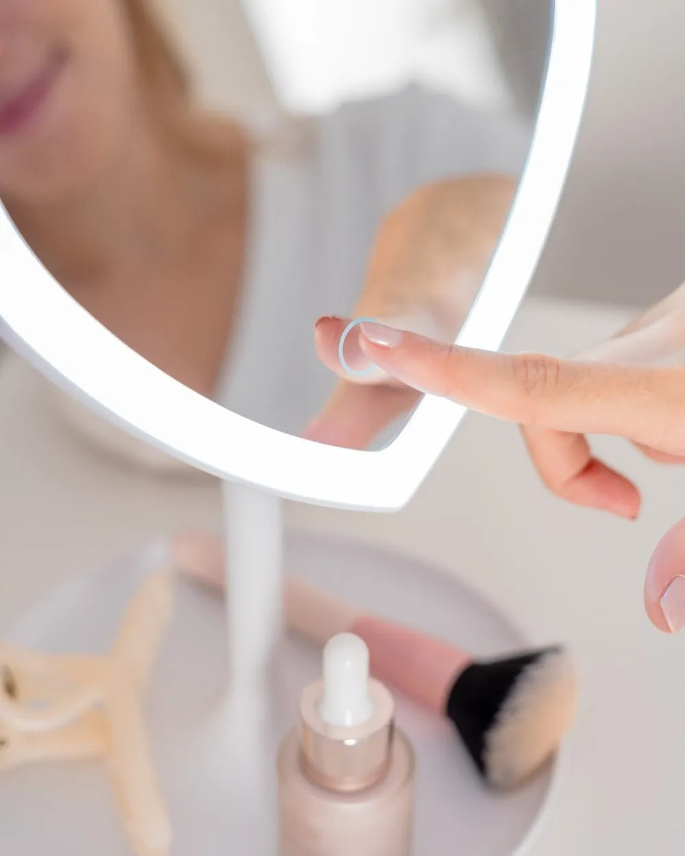 LED heart mirror - ZOE