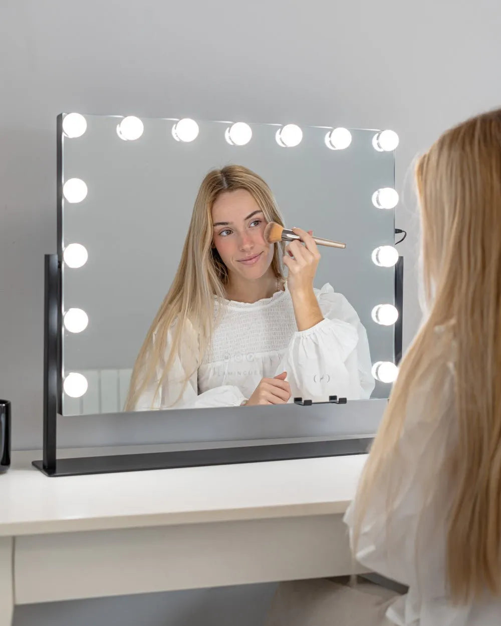 Espejo maquillaje con luz LED - BELLA