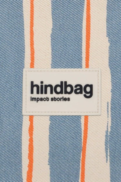 Pochette Lou Rayures Orange et Bleu