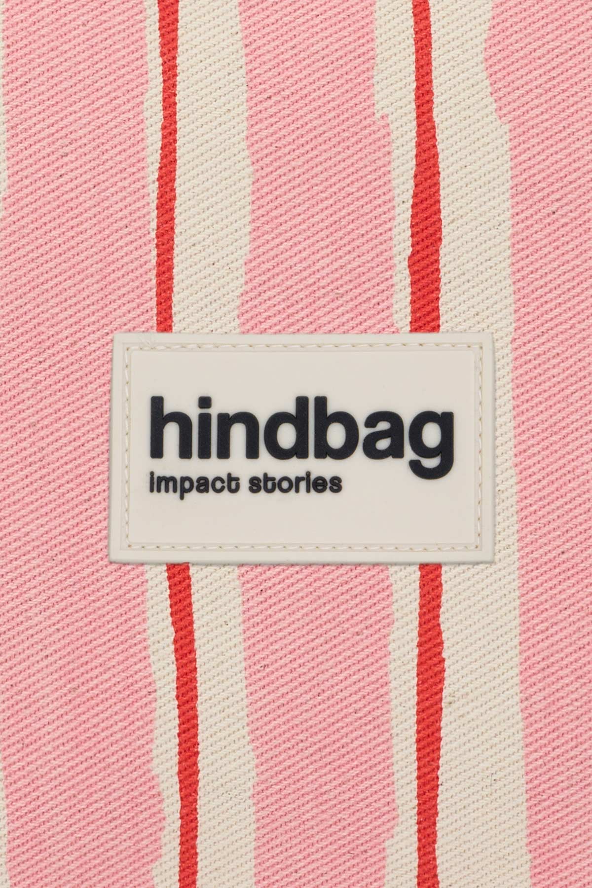 Housse d'ordinateur Ava Rayures Rouge et Rose