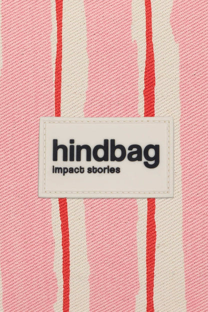 Sac banane Olivia Rayures rouge et rose