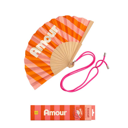Eventail avec bandoulière – Amour