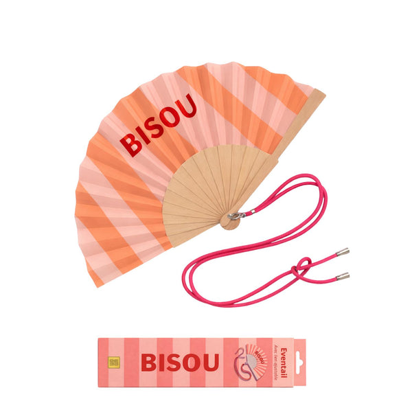 Fan with shoulder strap – Kiss