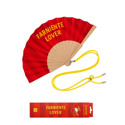 Fan with shoulder strap – Lounging Lover