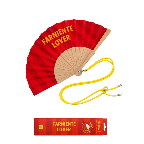 Fan with shoulder strap – Lounging Lover