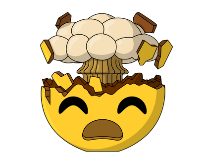 Esprit soufflé emoji