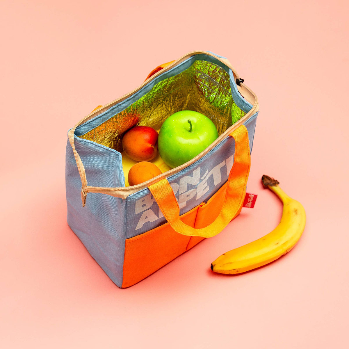 "Bon Appétit" Insulated Bag - Orange