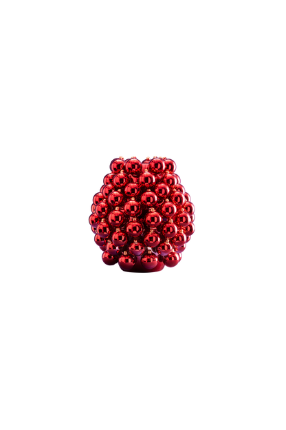 Christmas Ball Vase, Red
