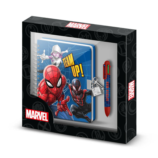 Marvel Spiderman A5 Journal Pack + 6 Colour Pen
