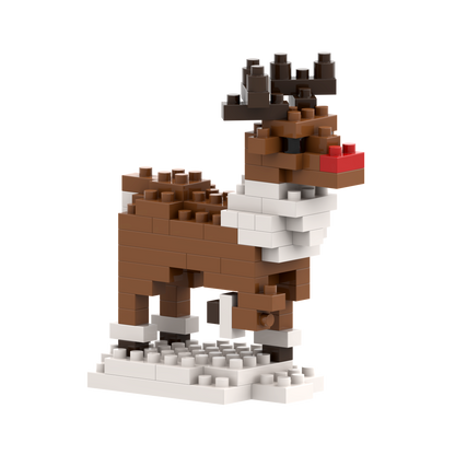 BRIXIES reindeer postcard