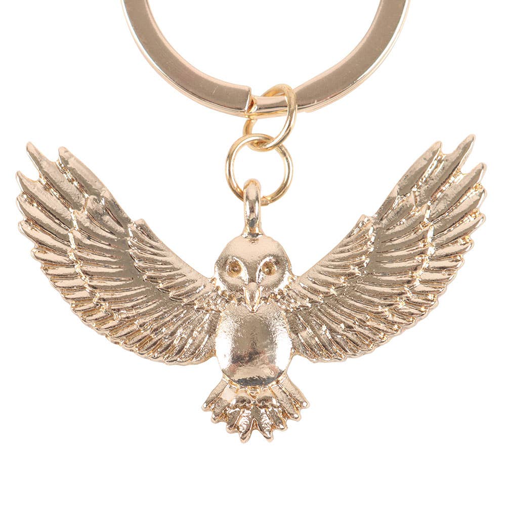 Golden Owl Keychain