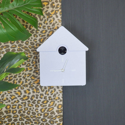 Clock - Cuckoo Wall Clock - Lilac - 24x27x9cm