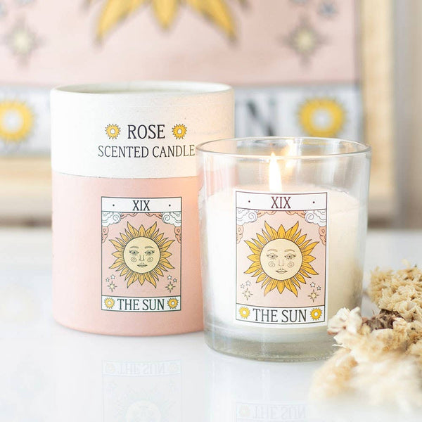 Bougie Tarot Vintage Soleil - Rose