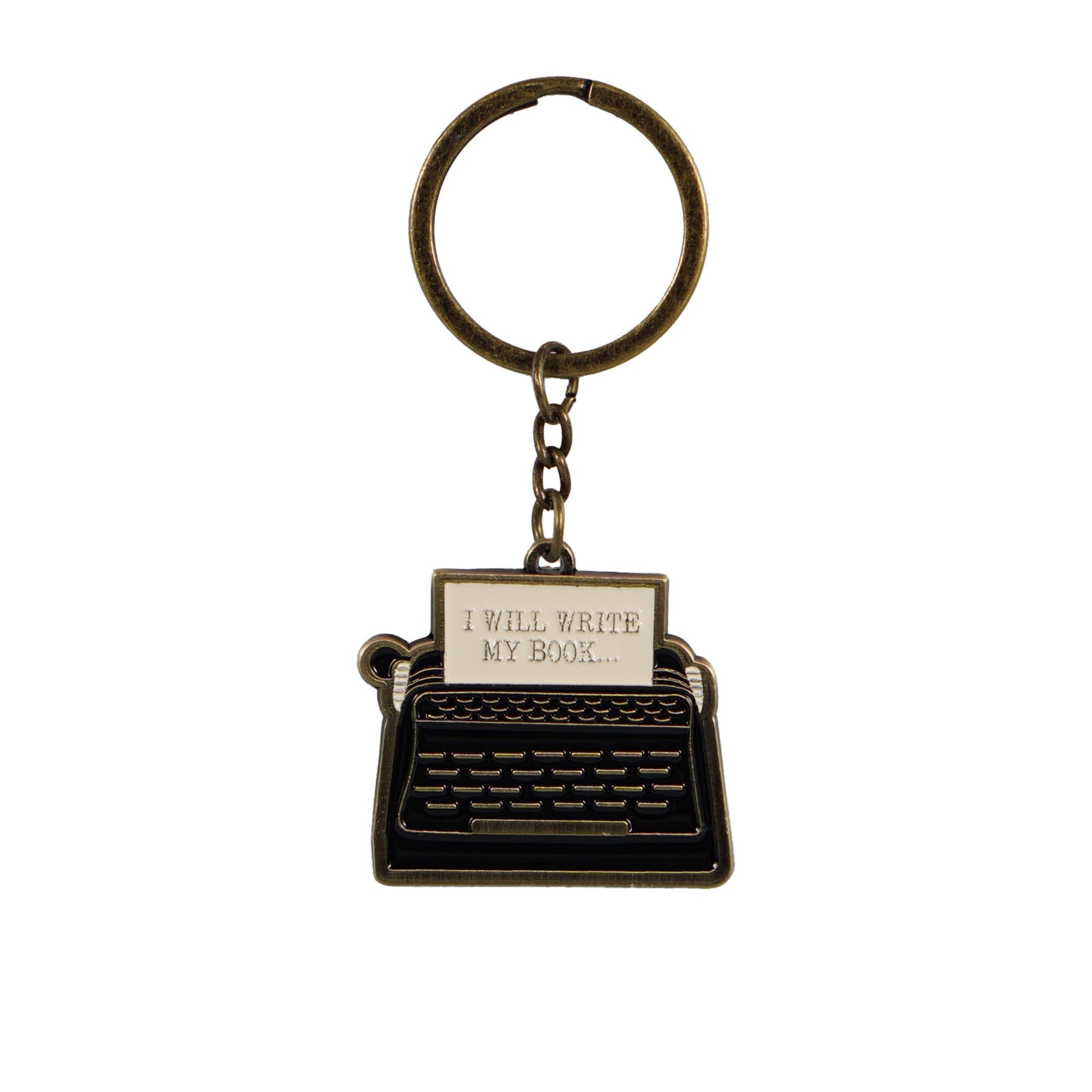 Porte-clés Pulteney Press J'écrirai