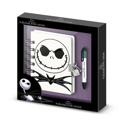 Coffret Journal + Stylo 6 Couleurs Disney « Jack » – Lilas