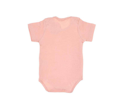 Body bébé manches courtes Tutete feuilles rose