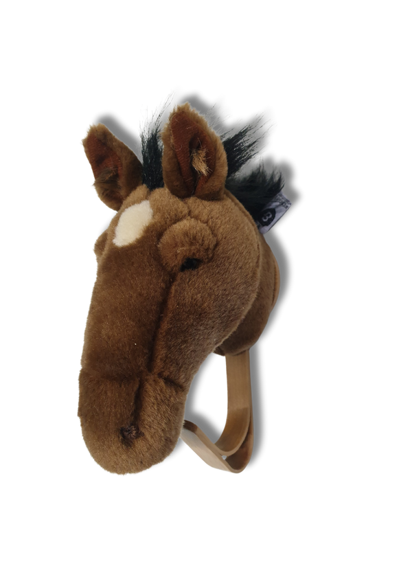 Porte-manteau Peluche Cheval marron - Wild & Soft