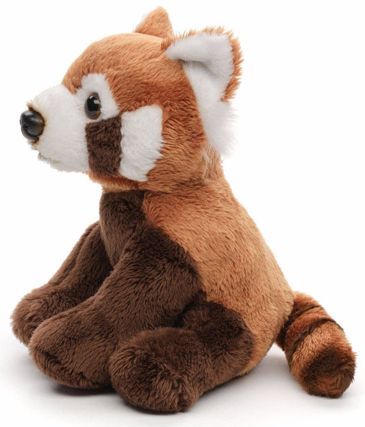 Red panda plush toy, sitting