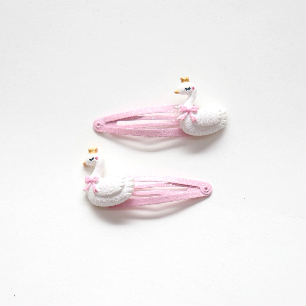 Duo Barrettes Queens Swans