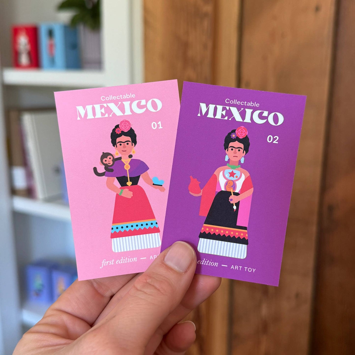Two Fridas Collectible Figurine Set - Artist Mexico Gift Kahlo