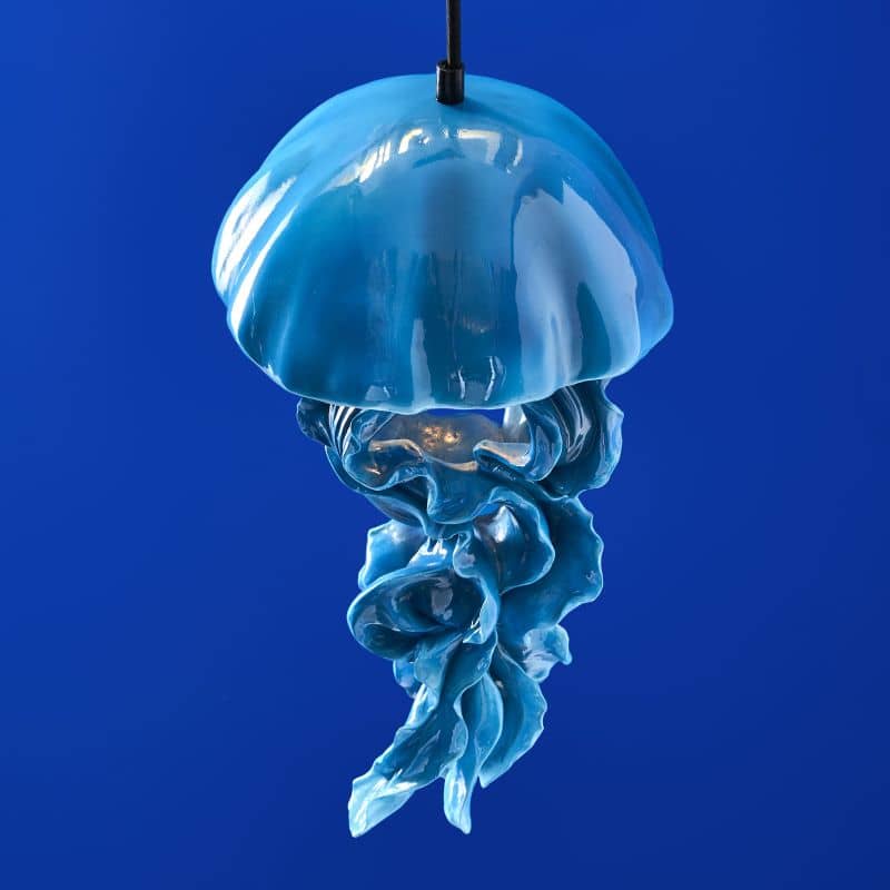 Ava Jellyfish Ceiling Light, Blue