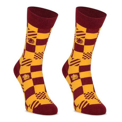 Unisex Cotton Mid-Calf Socks. Griffi Bordeaux