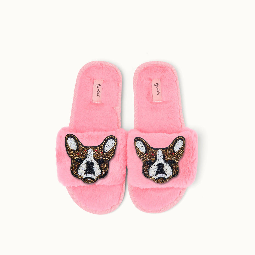 Paire de Broches pour Chaussons - Bouledogue Français