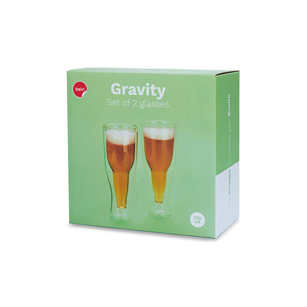 Verre à bière Gravity 400 ml 2-Pack