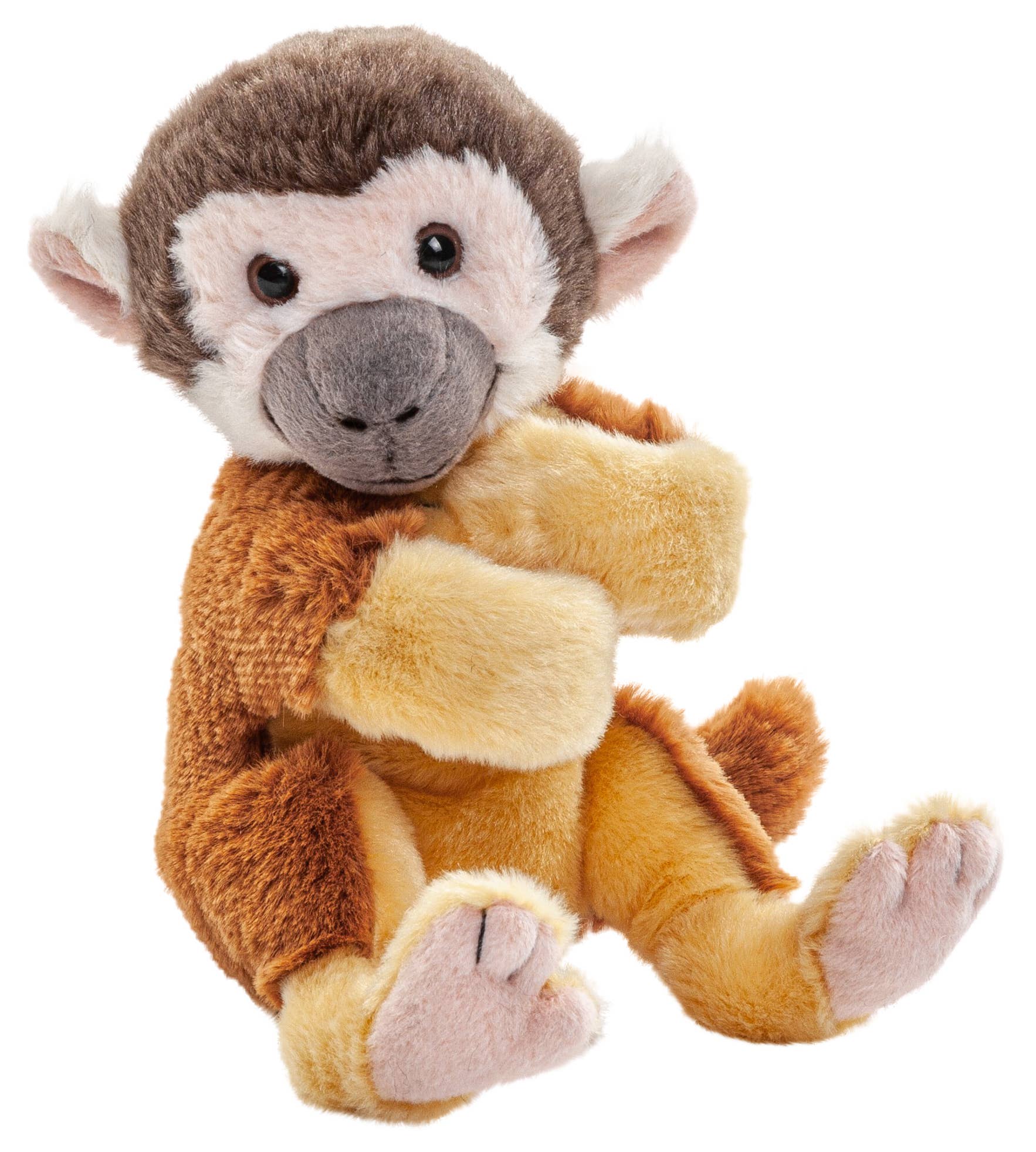 Peluche singe tête de mort avec bras à clip Uni Toys