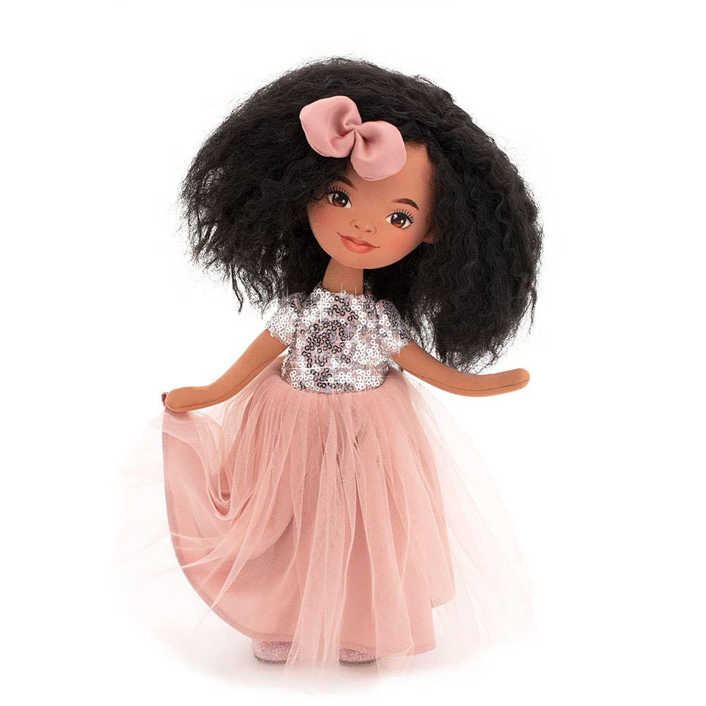 Tina doll in pink sequined dress - 32 cm