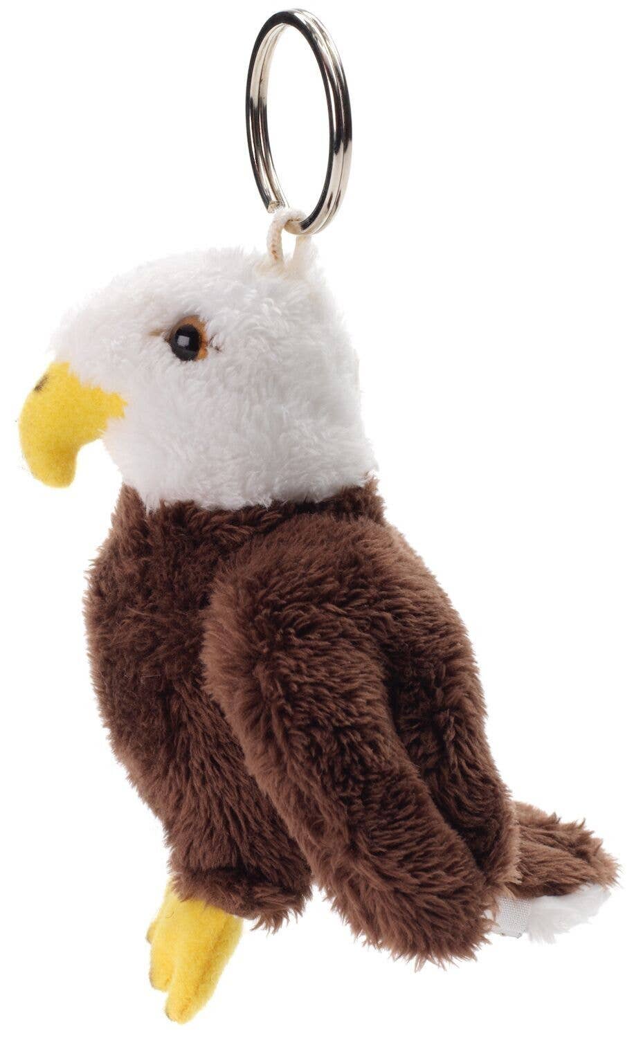 Porte-clés peluche pygargue à tête blanche