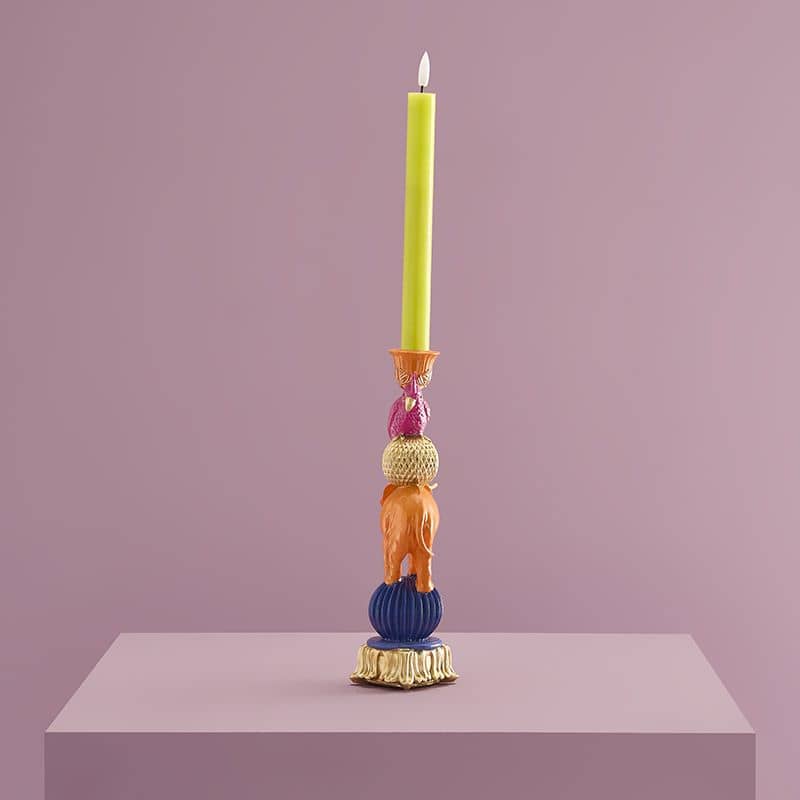 Orange elephant chandelier