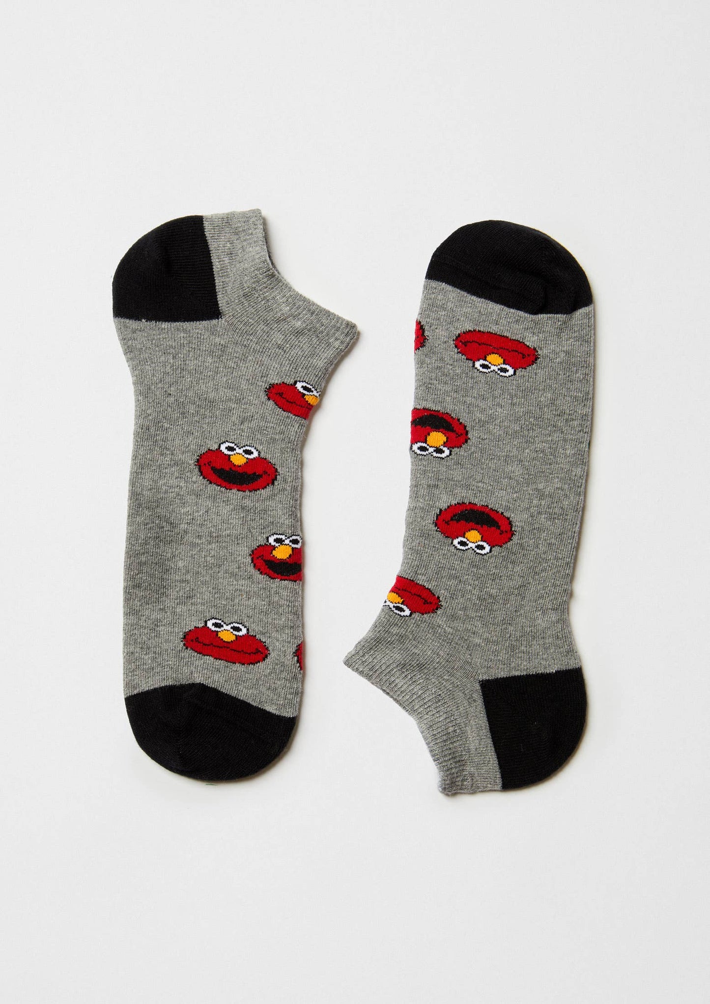 BeSesameStreet Elmo - Chaussettes Cheville en Coton Bio