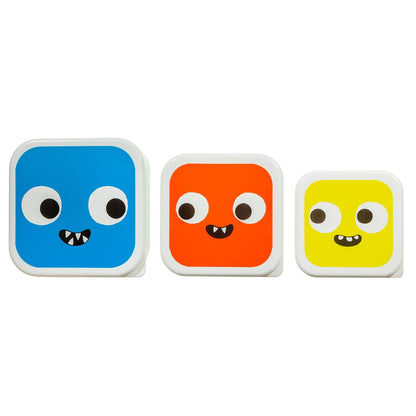 Monster Lunch Boxes - Set of 3