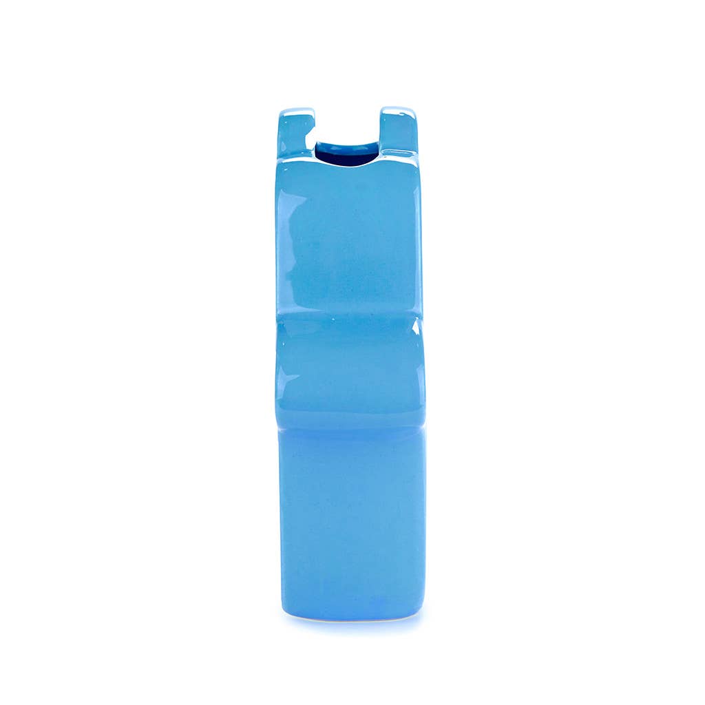 Lucky Hand blue vase