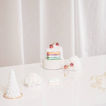 Christmas Ball Cake Slice