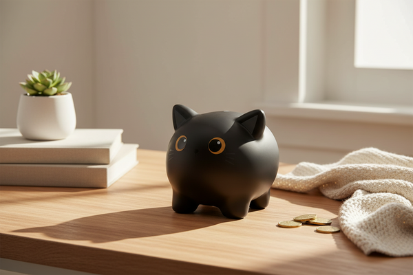 Tirelire Chat noir