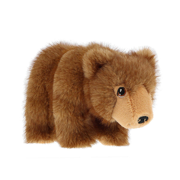 Peluche ours brun Keeleco 20 cm