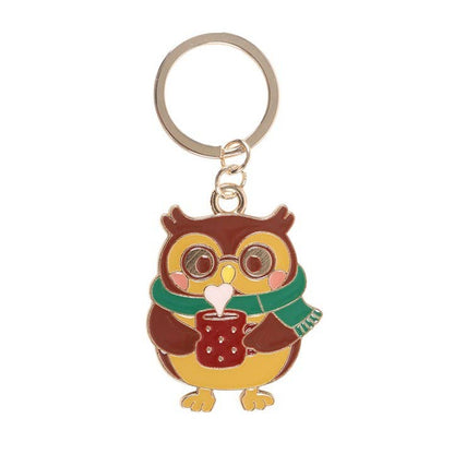 Porte-clés Automne Oliver la chouette
