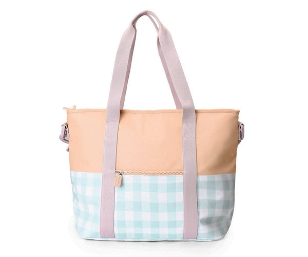 Sac Isotherme Rayures Abricot